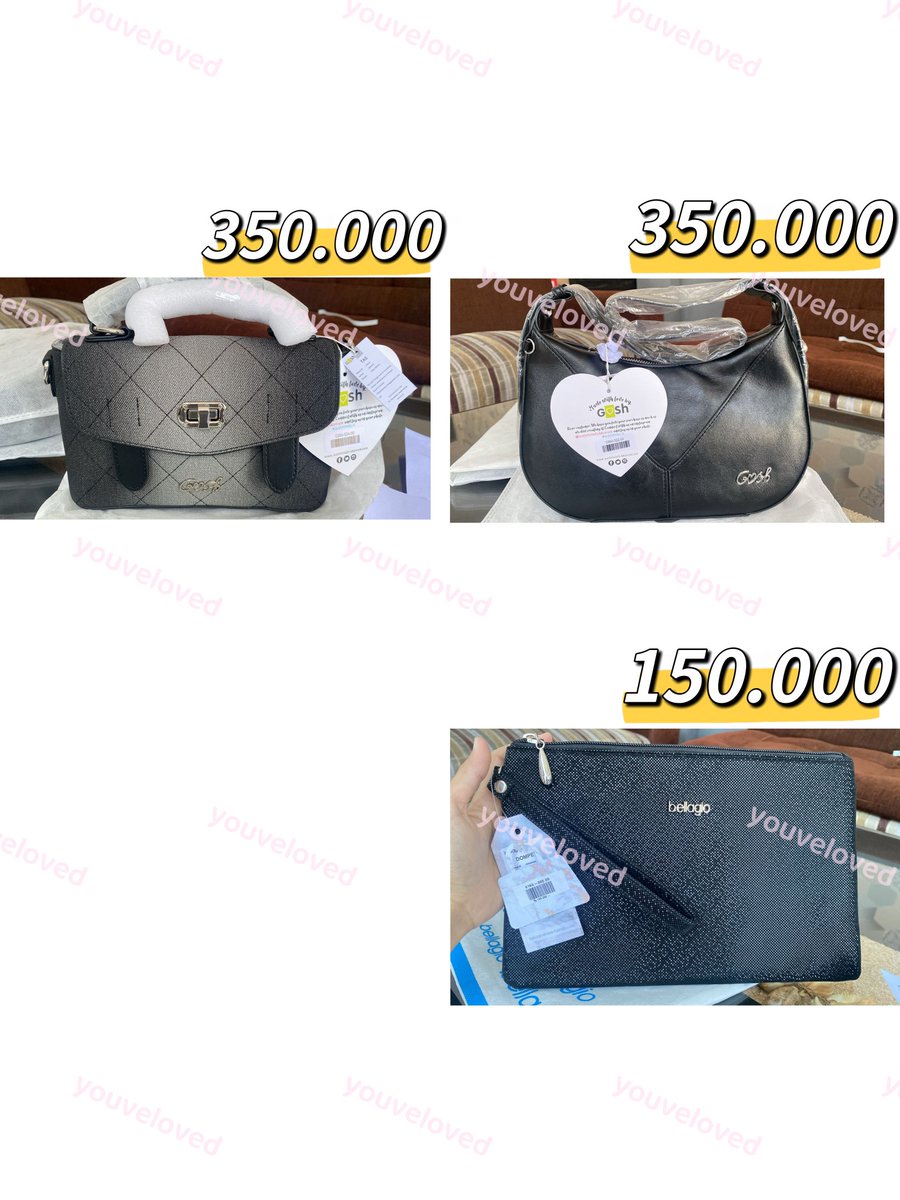 youveloved's tweet photo. WTS!!! 
Tas / Bag - Bellagio dan Gosh. 
Boleh di nego dulu, checkout via shopee 
#zonauang #tas https://t.co/GzDe81rEyz