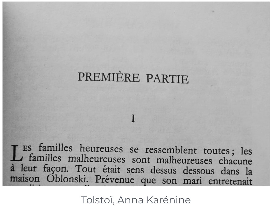 [BlablAVENT]🎄
Un jour, un incipit.

#Jour3 Derrière la troisième fenêtre : une vérité aussi douce qu’implacable.

📖Léon Tolstoï, Anna Karénine (1877)

1/2👇