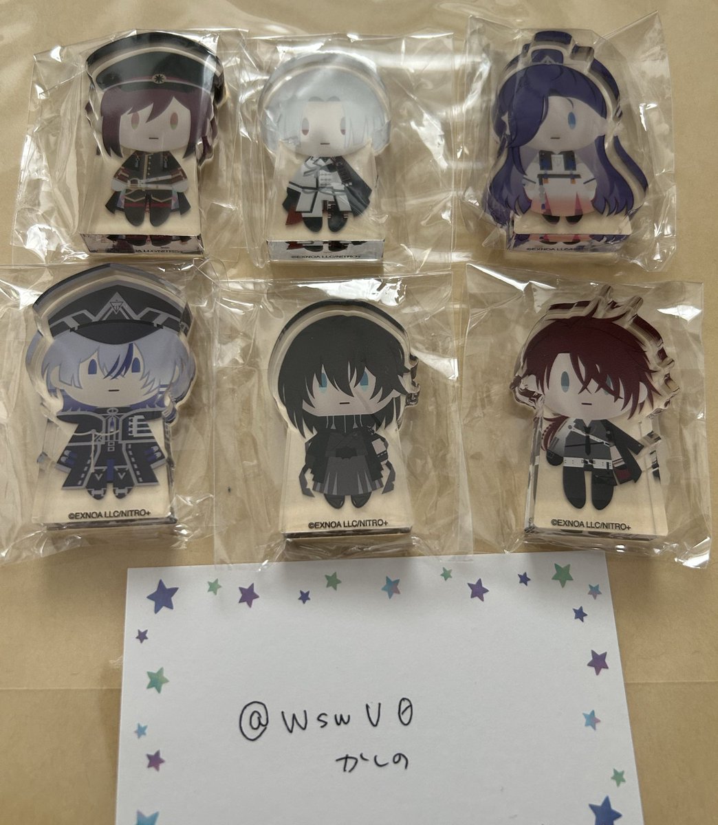 WswV0's tweet photo. 【交換】刀剣乱舞 刀猫男士 御伴散歩 アクリルブロック アクリルスタンド

譲▶︎画像参照

求▶︎散歩：雲生>雲次
刀猫：雲次>雲生

郵送交換または都内手渡し
検索からお気軽にお声掛けください💐 https://t.co/QXE5Ak5Fut