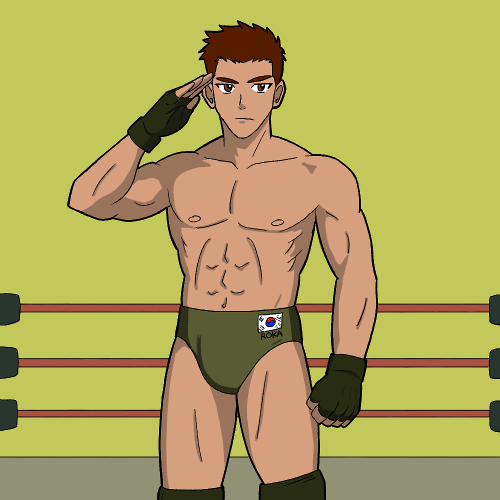 새로 설정해본 캐릭터입니다. 
군인 레슬러 '명성'입니다. 파워 캐릭터인걸로~
근데 다시 보니까 보급빤스 색깔이네 ㅋㅋㅋ