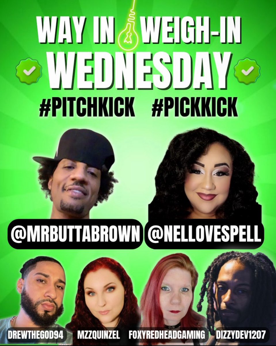 MrButtaBrown's tweet photo. Yurrrr, top of the AM @KickVillage and beautiful people ๐ฅฐ.
Itโs that time baby ๐, I pray everyone has been blessed and staying positive ๐. THIS IS OUR FIRST Weigh In Wednesday of the MONTH ๐!
We have an amazing guest @Blackhammer406 and so many others ๐๐๐! If you have questions about Live Streaming? Curious about the journeys of others? Or just wanna share your experiences? Join Us TODAY โWednesdayโ to talk about everything from Streaming, Family, And Life in General (and how we juggle it all). We are here to Lean on and Learn from One Another!
Way In Weigh-in Wednesday! Starts at 12pm est live on @kick @KickCommunity with @MrButtaBrown and myself @NelLovespell.
Featured Guest Host:
@DrewTheGod94
@Jordanis003
@DizzyDev1207
@MzzQuinzel
@0017Hitta
@FoxyRHGaming
@Blackhammer406
We look forward to yet another amazing conversation ๐ ๐ #WayInWeighInWednesday #WeGotThis #PickKick #KickVillage #KickStreaming #Podcast #StreamingPodcast #KickPodcast #TogetherWeGrow #PitchKick
Please LIKE โค๏ธ , Share ๐ & Comment ๐ฌ
@KickCommunity @kick @KickVillage @StakeEddie @Svntvmvriv @laurenshay_la @0017Hitta @Jordanis003 @SSGGRUNTGAMING @armyofspartans_ @KickFozzyb3ar @miguel61877021 @SleeeplessKICK @SGaming30997 @BoonkATP @Thatoneguy42089 @J4OENT_TM @mzzj40 @DonRicanGoya @EmpathicccQueen @BigDaddiDro @BnBriTV @GigiiGaming @bunniigang @Burchocolatte
https://t.co/97wkTX6YI9
Please LIKE โค๏ธ , Share ๐ & Comment ๐ฌ