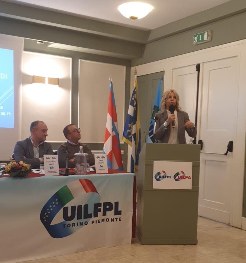 UilPiemonte's tweet image. Consiglio di Unificazione UIL FP Torino e Piemonte - Valle d'Aosta, con la partecipazione della Segretaria Generale Nazionale della UIL FPL Rita Longobardi, del Segretario Generale Nazionale della UIL PA Sandro Colombi e del Segretario Generale della UIL Piemonte Gianni Cortese.