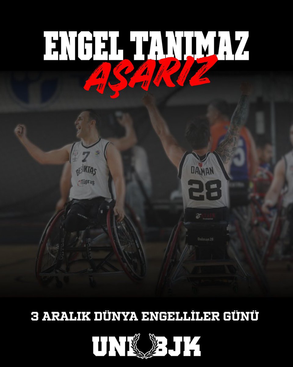 Güç, sınır tanımayan yüreklerde saklı.

3 Aralık Dünya Engelliler Günü’nde tüm sporcularımızın ilham veren mücadelesini gururla selamlıyoruz.

#UNIBJK
