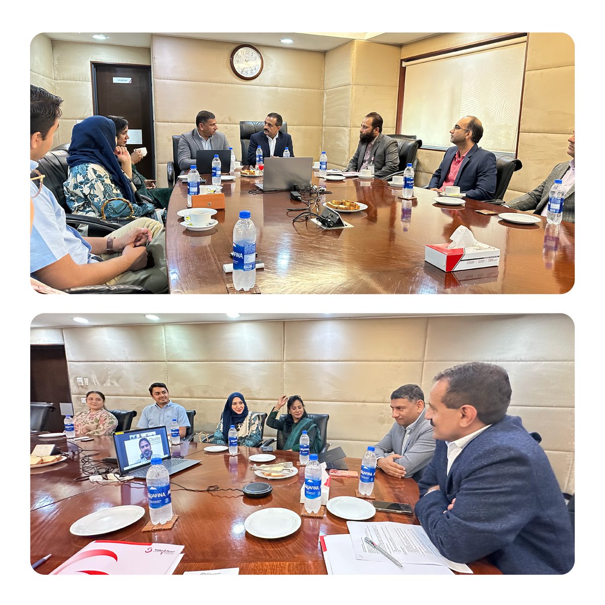Tabba_Heart's tweet photo. An MoU signed between Tabba Heart Institute's Dr. Bashir Hanif and ClinRé USA’s Dr. Faisal Cheema, witnessed by Dr. Hiba Tohid, marks a major step toward stronger clinical research and innovation in Pakistan. 

#tabbaheartinstitute #ClinReUSA #Healthcare #Research https://t.co/rvh8eWS8O2