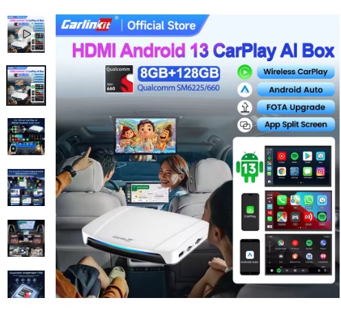 AliProdcuts's tweet image. 🚗 CarlinKit UHD Android 13 CarPlay AI Box
8GB RAM • 128GB Storage • Netflix, GPS, Wireless CarPlay &amp;amp; Android Auto • HDMI Streaming

🔥 70% OFF – 
Order Now - alli.pub/7azbf0

#CarTech 
#WirelessCarPlay 
#AndroidAuto 
#CarGadgets 
#TechDeals