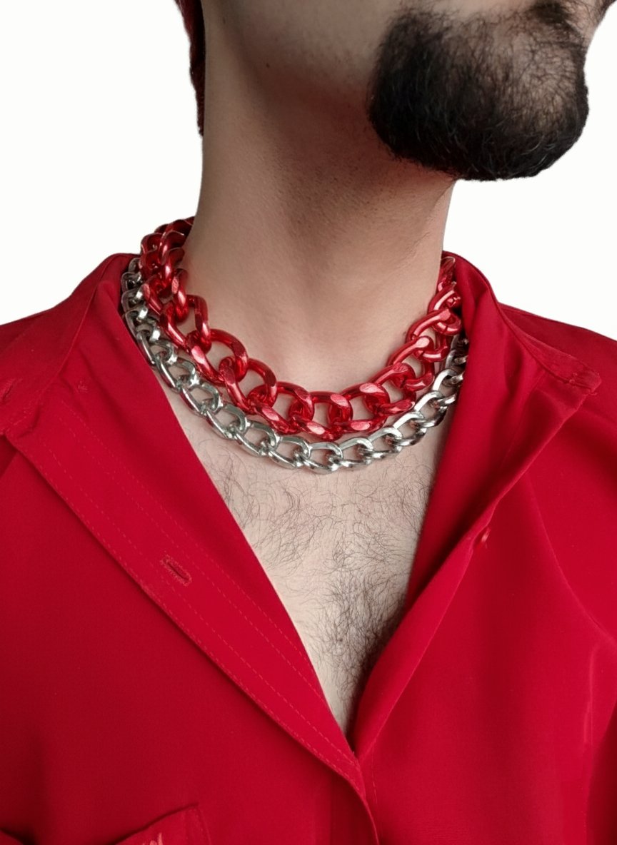 🗡️ STRAWBERRY SWITCHBLADE CHAIN 🍓⛓️

Colar confeccionado em corrente grossa vermelha com acabamento lixado e detalhe de corrente prateada. Fechamento por mosquetão lagosta e argola metálica articulada.

Apenas 3 unidades disponíveis 🚨

R$200

+infos DM ⛓️🍓🐀