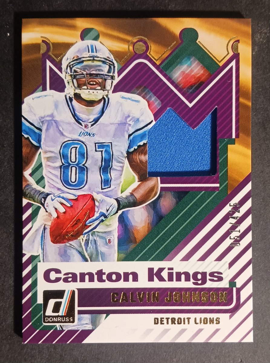 rikkyscards's tweet image. Calvin Johnson /425 - $10 
Stefon Diggs /375 - $7
JJ McCarthy /425 - $10 
Ray Lewis /99 - $12 

Prices are shipped / OBO