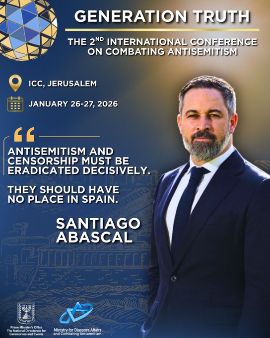 ceanglobal's tweet image. 🚨 Spanish politician @Santi_ABASCAL warns of an alliance between leftism and Islamism fueling chaos in Western cities. He’ll speak at Generation Truth in Jerusalem—V24 is there to cover the truth. Stay tuned. #GenerationTruth #WesternSecurity #Vox #Jerusalem