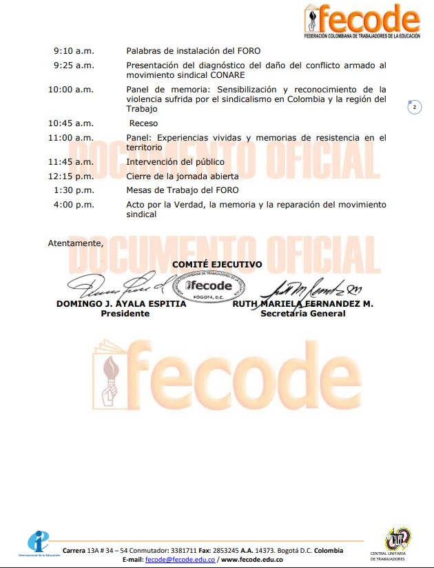 fecode's tweet image. Conmemoración del 97 Aniversario de la Masacre de las Bananeras y Reconocimiento del movimiento sindical como víctima del conflicto armado
🗓️6 de diciembre
📌Ciénaga, Magdalena
fecode.edu.co/wp-content/upl…