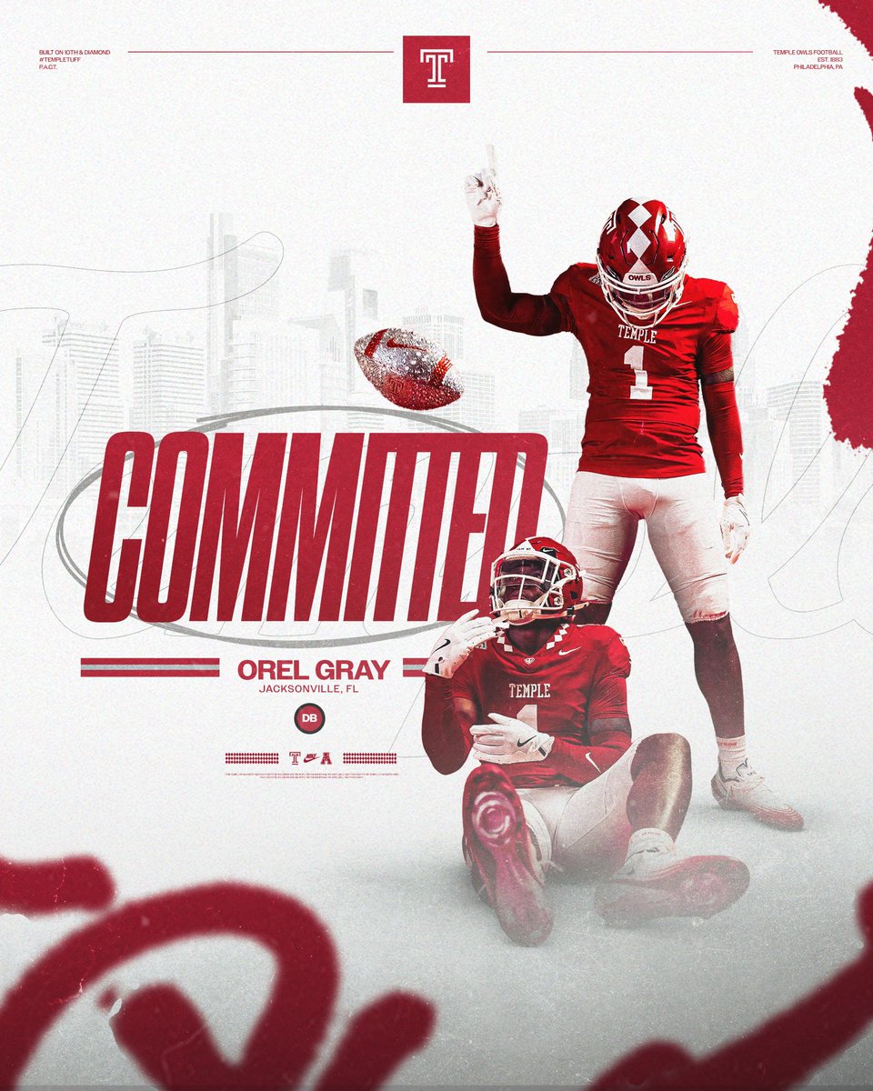 Let’s go ! What’s up Philly 
<a href="/CoachChiTUFF/">Malachi Timberlake</a> <a href="/Temple_FB/">Temple Football</a> <a href="/Coachblsmith/">Brian L Smith</a> <a href="/CoachKCKeeler/">KC Keeler</a>