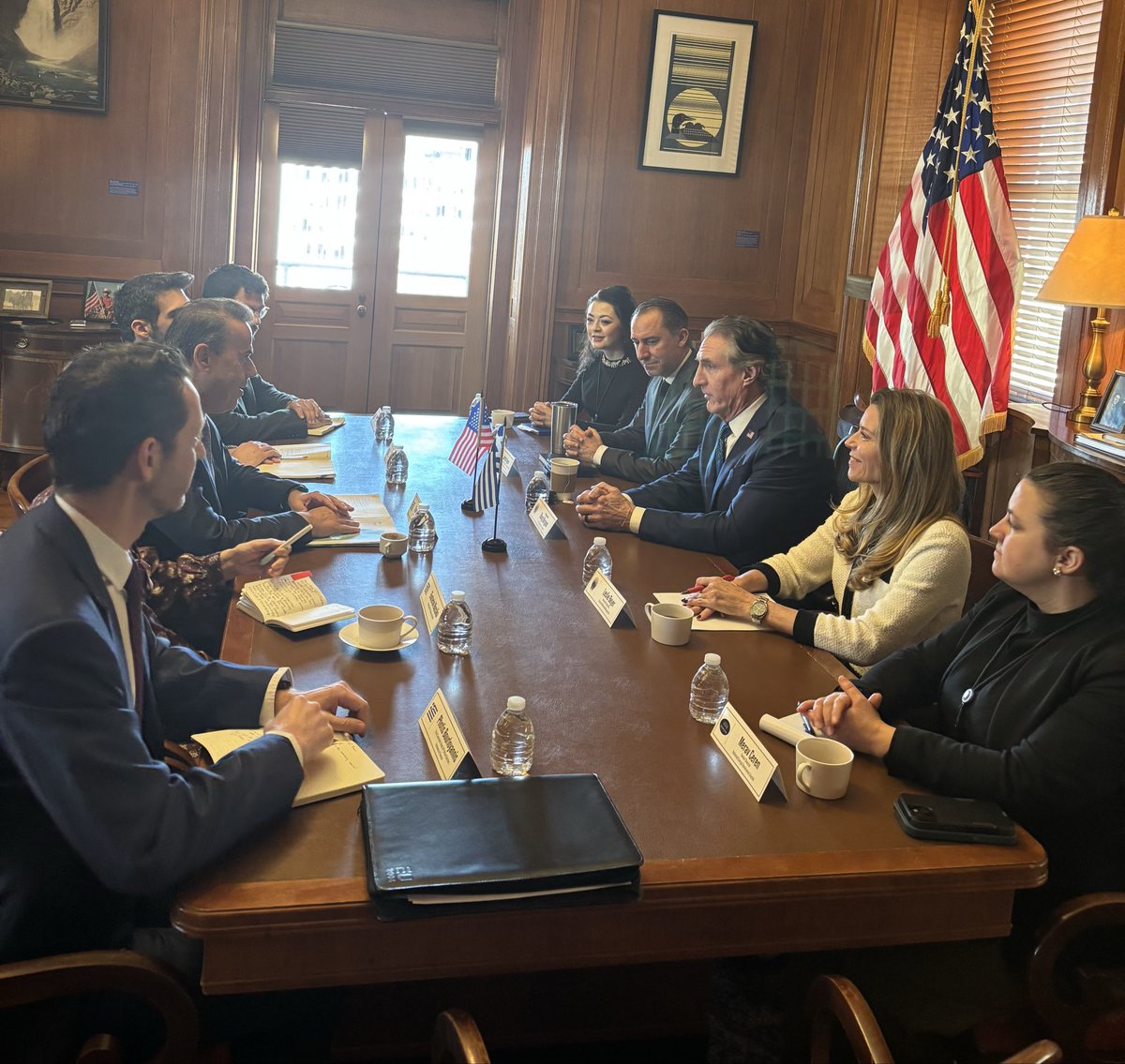 lenaargiri's tweet image. “We are excited to keep the momentum going. The two trips we made to Greece this fall are changing the strategic landscape. When we talk about the 2 biggest priorities-peace and prosperity-Greece is leading the way right now. There is no diplomacy today without energy diplomacy…