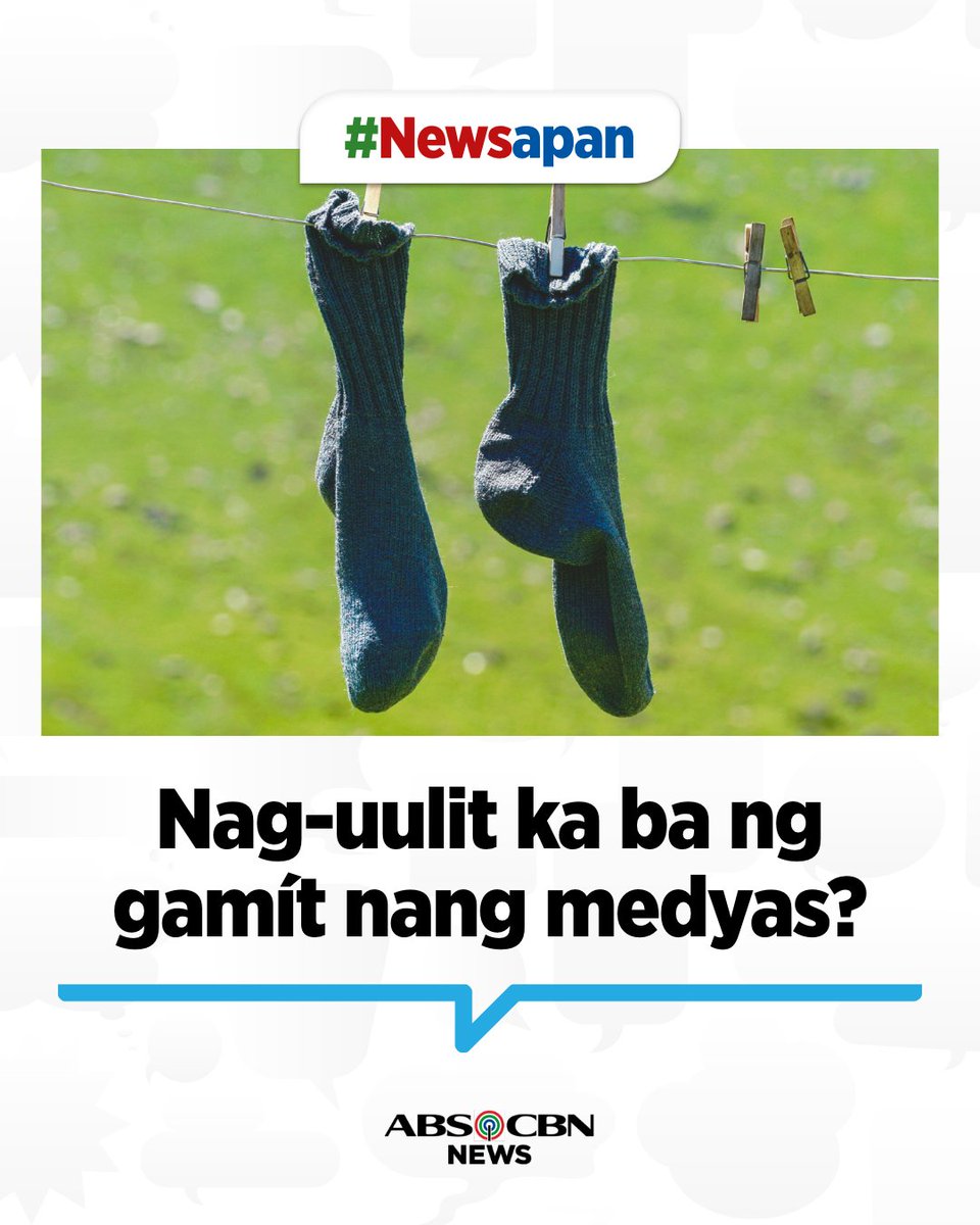ABSCBNNews's tweet photo. Tips para tipid sa labahin? 🧦 #SockDay #Newsapan https://t.co/tDYGSE2yOu
