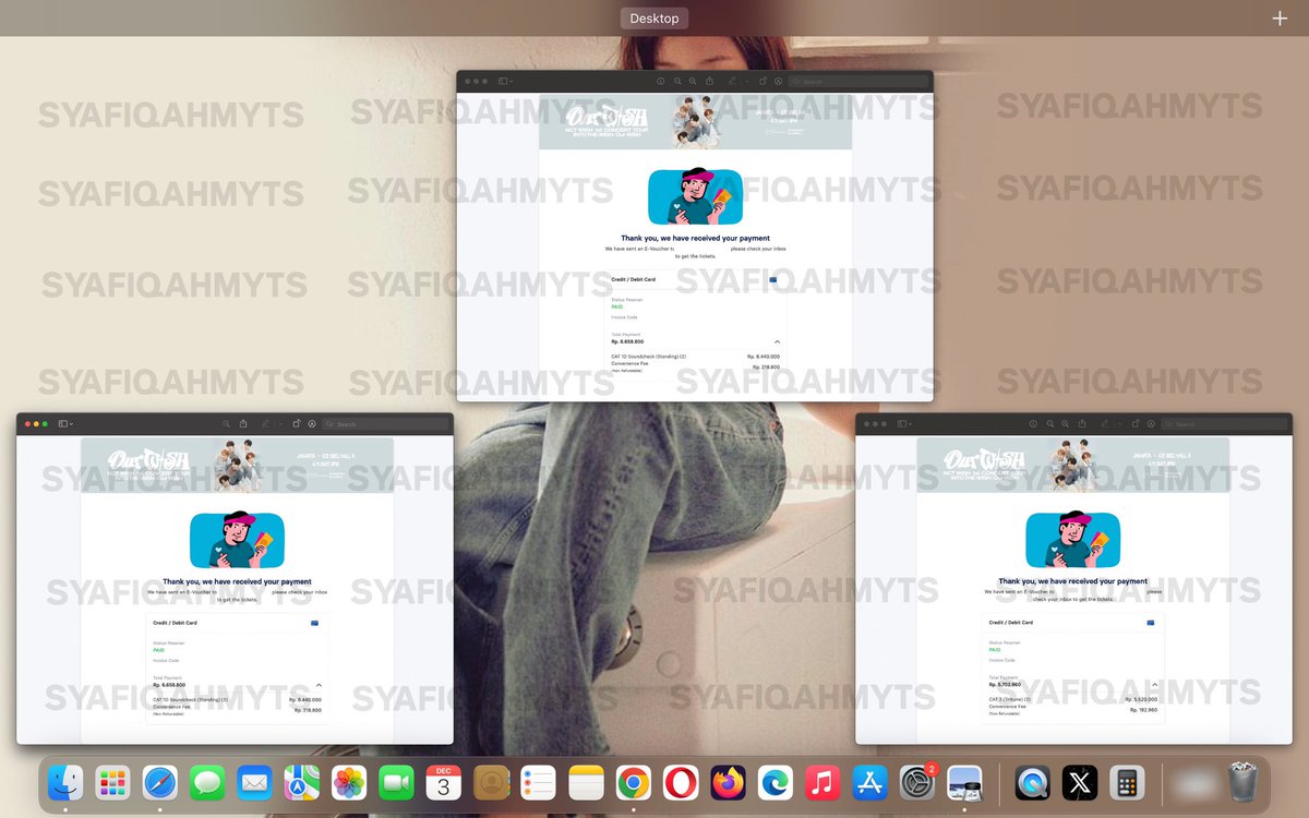 <a href="/syafiqahmyts/">fiqa | ticketing service</a> [NCT WISH ‘INTO THE WISH: Our WISH’ IN JAKARTA]

Secured x6 tickets for my customers during presale. Thank you for using my service 🤍

#INTOTHEWISH_JAKARTA #NCTWISHinJAKARTA