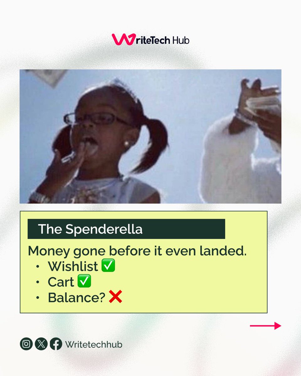 WriteTechHub's tweet image. Technical writers on payday, swipe through to find out which one you are 👀💸

#techhumor #writetechhub