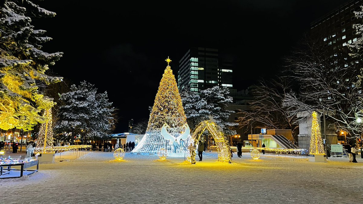 一面！銀世界☃️ #ゆっきーと北海道の旅