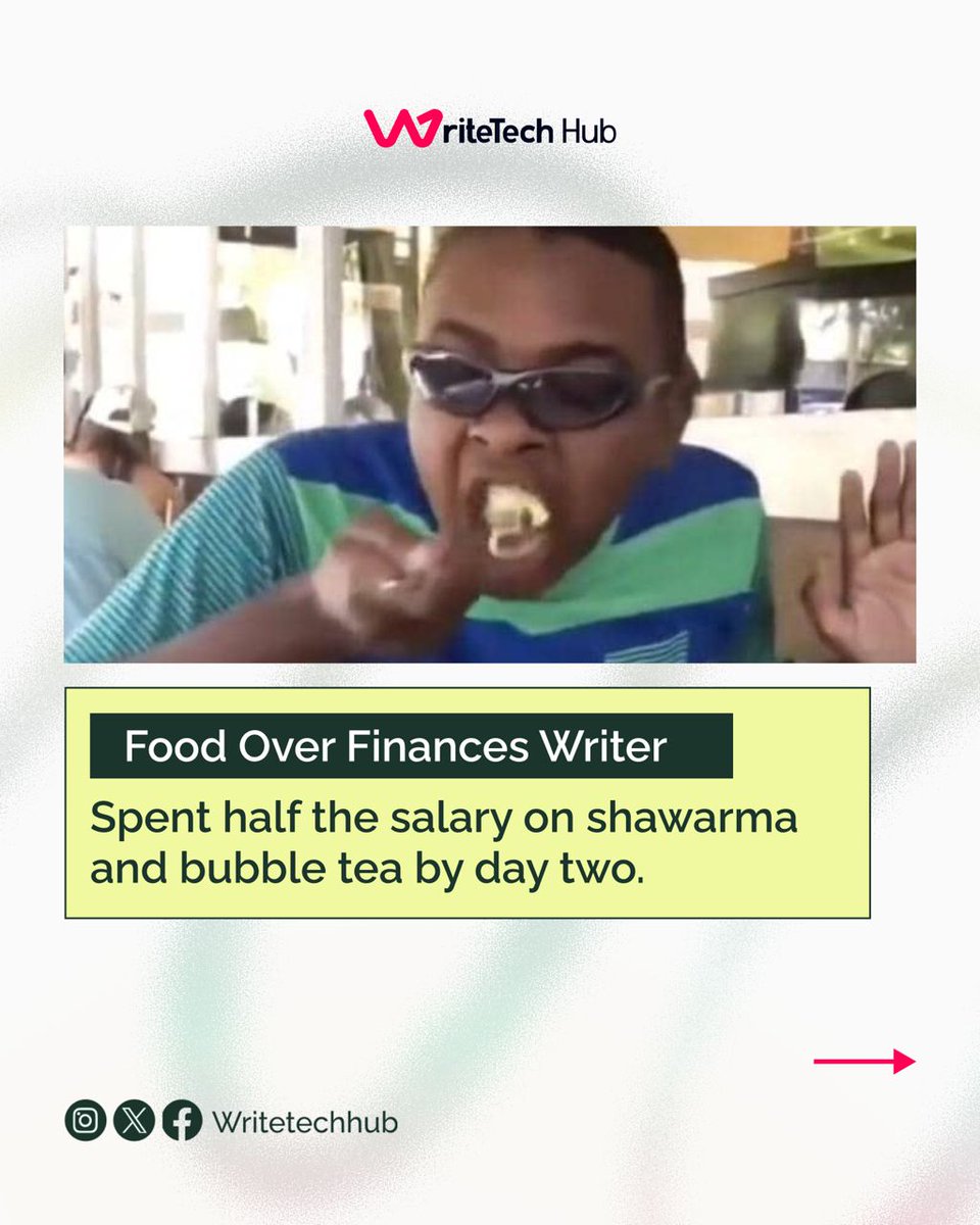 WriteTechHub's tweet image. Technical writers on payday, swipe through to find out which one you are 👀💸

#techhumor #writetechhub