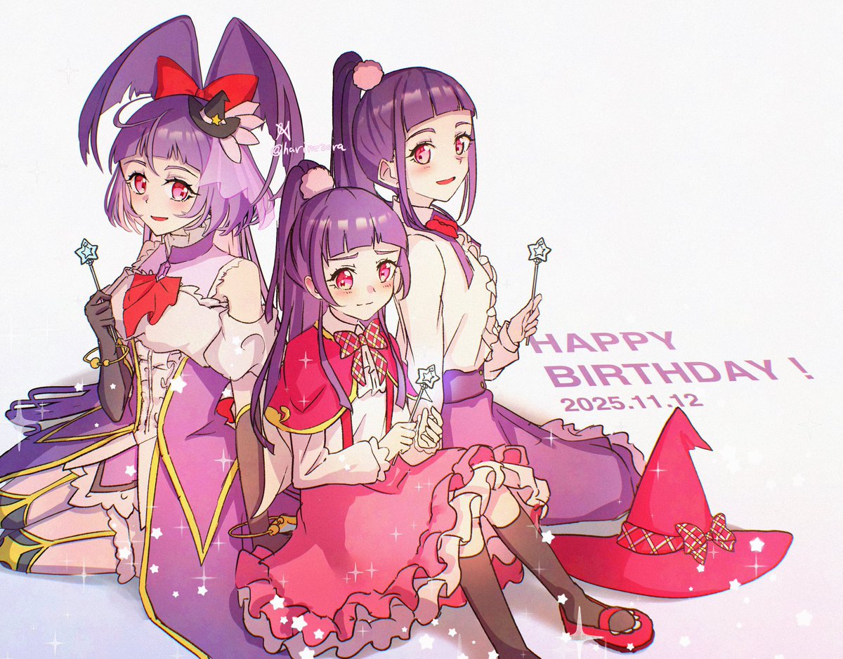 harinezora's tweet image. まほプリ2025お誕生日イラストまとめ