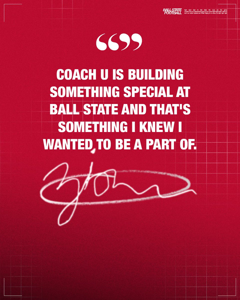 Ball State Football tweet media