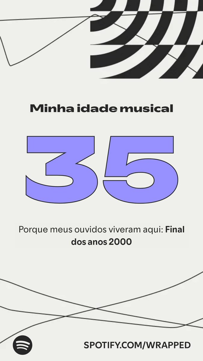 Pelo menos no Spotify sou cinco anos mais nova 🤭🎶