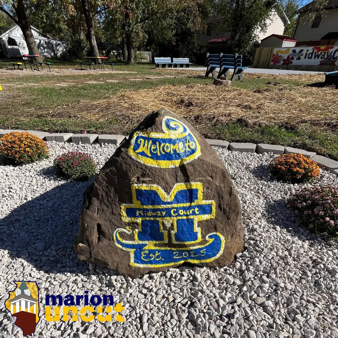 MarionUncut's tweet photo. Check out the Midway Court Community Park coming soon!

MHS Building Trades students have been working on this project! https://t.co/hRQDroJiYd