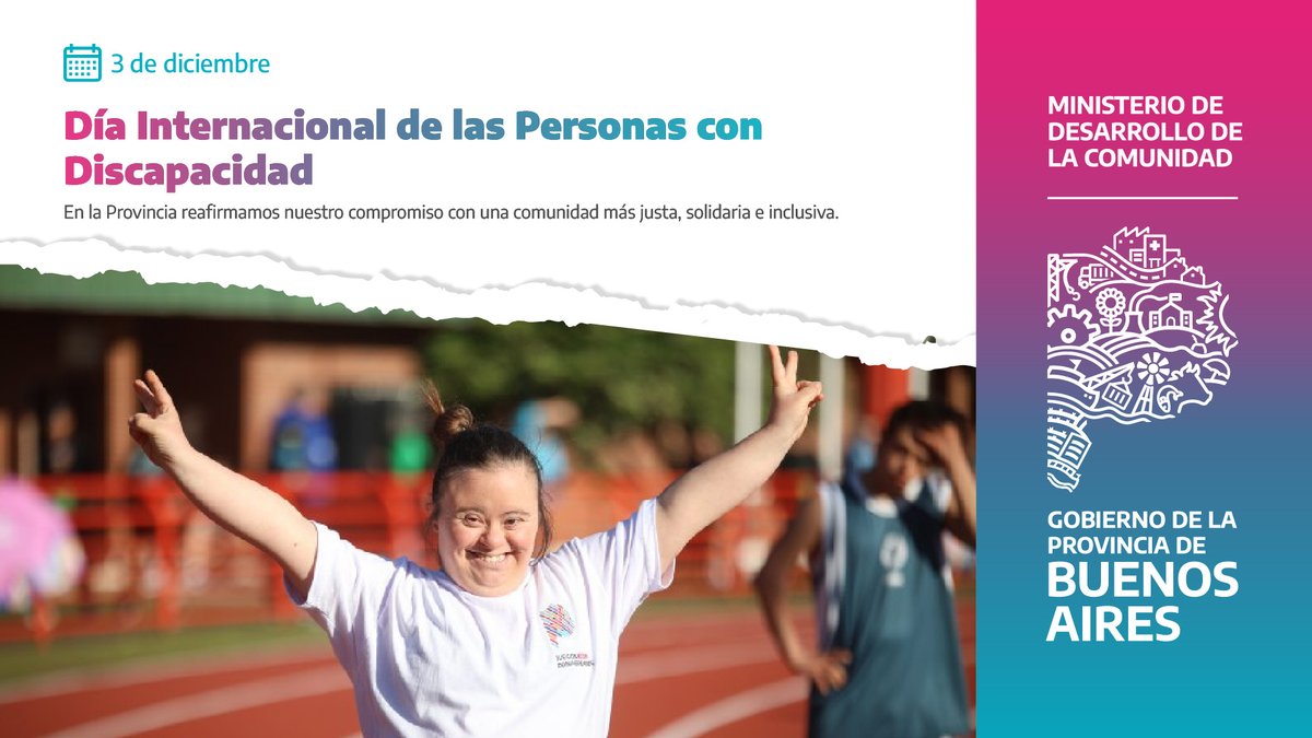 🗓 En el Día Internacional de las Personas con Discapacidad, y todos los días, trabajamos para visibilizar derechos, derribar barreras y promover la participación plena en los ámbitos educativos, laborales, comunitarios y culturales.