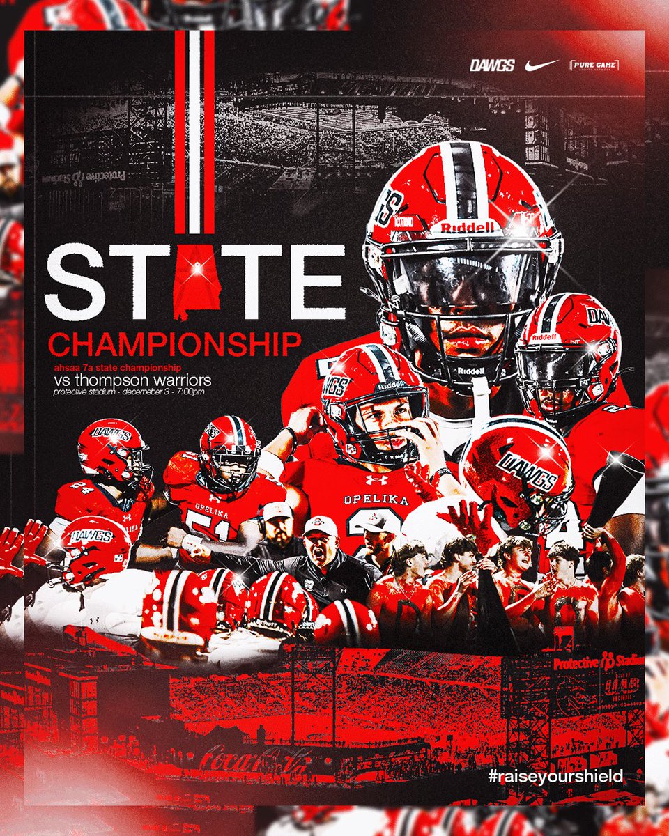 footballopelika's tweet image. The Finale 🏆

⏰ 7 PM
🏟️ Protective Stadium
📍 Birmingham, AL
🐶 vs Thompson

For the city, can’t wait to see y’all there❗️ 

#OwnIt