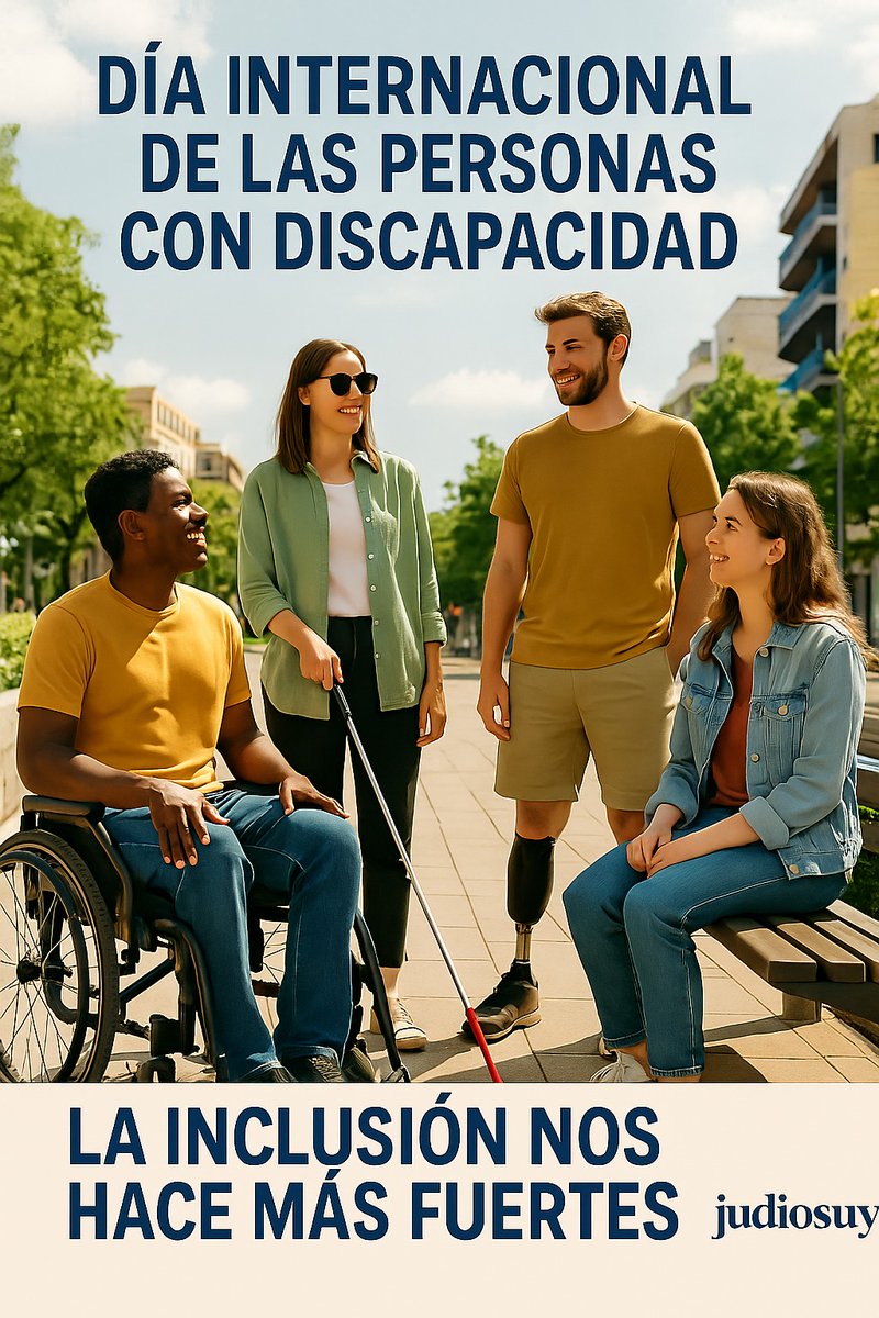 janetrudman's tweet photo. Día Internacional de las Personas con Discapacidad
La inclusión no es un gesto: es una fuerza.
Nos hace mejores, más sensibles, más humanos.
La inclusión nos hace más fuertes. https://t.co/8m21fIalQz