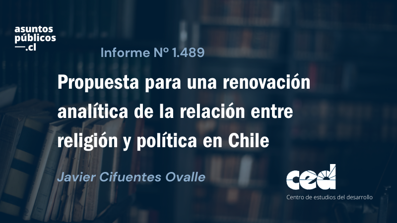 📌Informe AP N°1.489 | Javier Cifuentes Ovalle, sociólogo, propone un marco interpretativo que complejiza el debate y busca reunificar una discusión históricamente fragmentada.

➡️asuntospublicos.cl/ap/propuesta-p…
