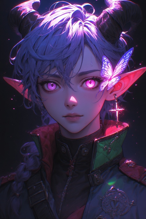 Elf Butterfly made in AI.