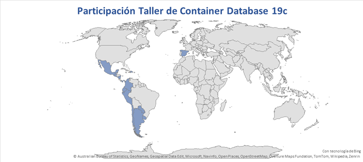 rovaque's tweet image. Saludos compañeros y compañeras.

Cerremos este 2025 todos juntos ampliando o refrescando conocimientos sobre la Arquitectura Multitenant con el taller de Oracle Database Container 19c.

Por el momento tenemos una ocupación del 40%, con participantes de 15 países de…