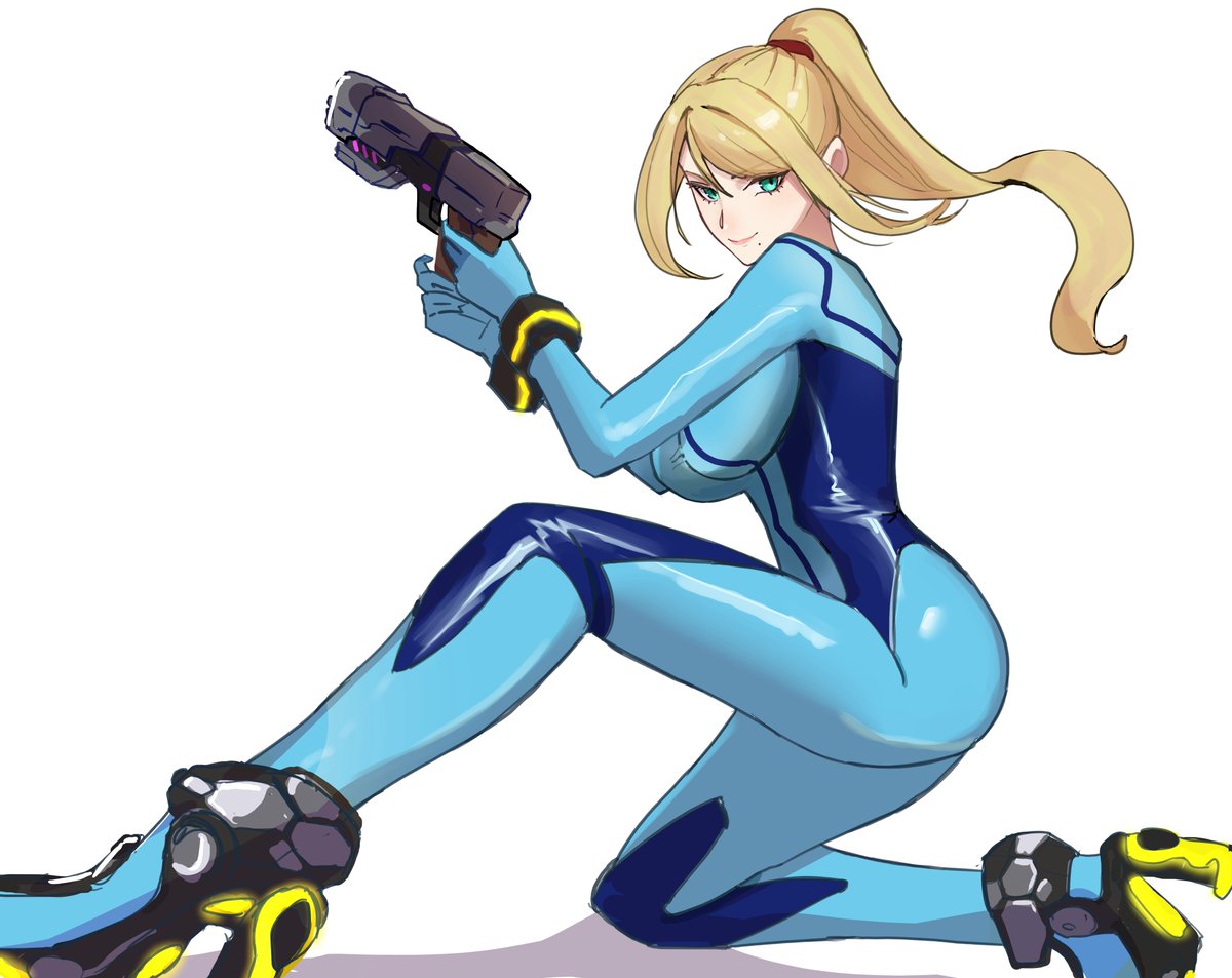 amausa_n's tweet image. 再掲)Zero suit samus