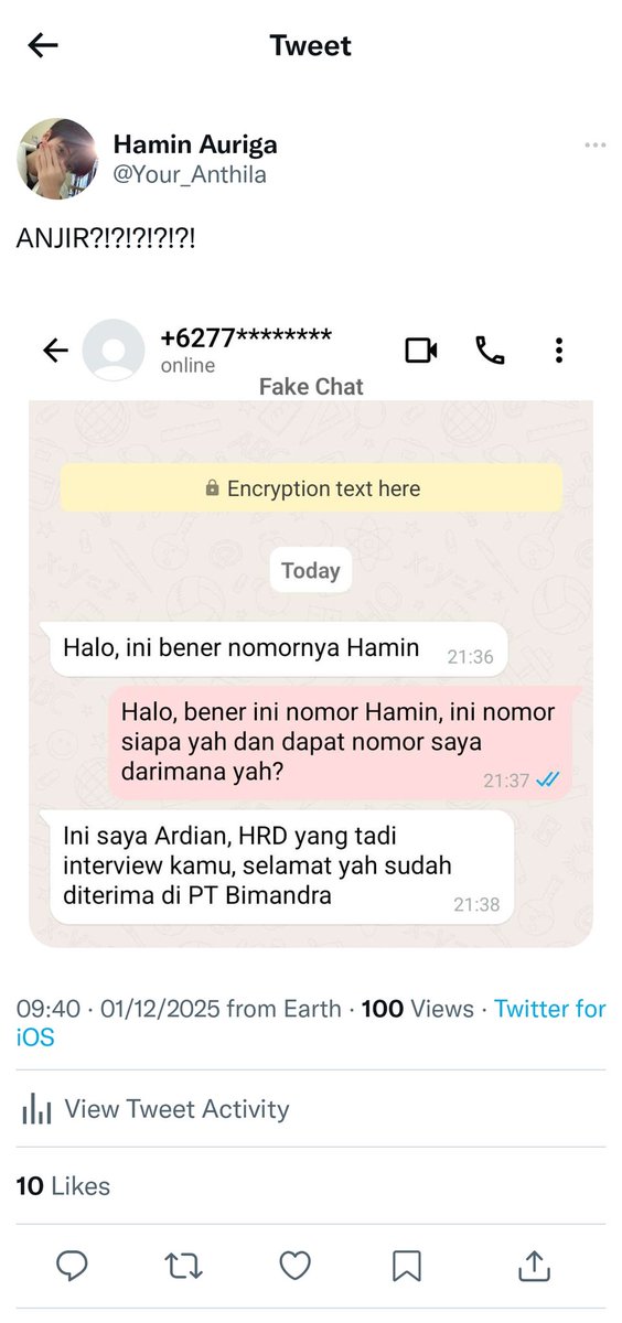 Nicolas76057262's tweet photo. Part 3

Besok Hamin sama Ardian bakal ketemu lagi nieh https://t.co/i4Uls6EbnB