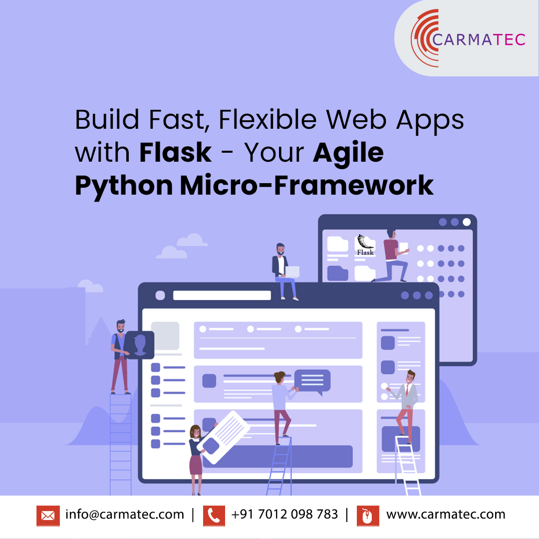 carmatec's tweet image. Flask in 2025 is powering AI apps, microservices &amp;amp; enterprise APIs with speed and flexibility. With async support &amp;amp; modern container readiness, it’s built for today’s stacks. Explore more: zurl.co/Twyqs

#Flask #Python #APIDevelopment #Carmatec