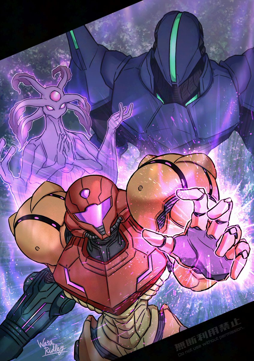 Wata_Ridley's tweet image. 祝『メトロイドプライム4 ビヨンド』発売！！
約17年ぶり！！シリーズ完全新作！！
本当におめでとうございます🎉

─サムス・アランの新たな戦いが幕を開ける…！