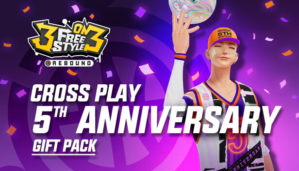 【無料配布】Steamで基本プレイ無料オンラインストリートバスケットボールゲーム「3on3 FreeStyle: Rebound」のDLC「Cross 5th Anniversary Gift」が期間限定で無料配布中 jushimatsu.com/steam-free-3-o…