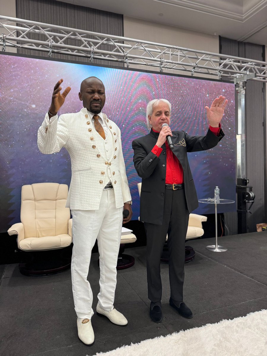 APOSTLESULEMAN's tweet photo. Happy birthday sir,

Pastor @Benny_Hinn 

Thank you for being a beacon of hope, an inspiration. Your radical approach to global Evangelism has sparked up a revival in your generation. The ministry of healing, miracles, signs and wonders cannot be discussed without honoring the grace of God upon your life.

Over 50 years of preaching the gospel and still actively winning souls... an example to the younger generation of a tireless spirit in the field of global reconciliation.

We pray that God gives you longevity, long life, strength, vitality and keep you warm in the presence of the Holy Spirit. We pray that this your 73rd birthday shall be the beginning of greater grace, glory and fire.

Happy Birthday, Pastor Benny Hinn