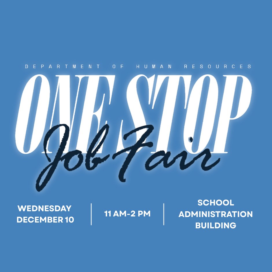 🚌 We're hiring! Join us at our ONE STOP Job Fair on Dec 10, 11 AM-2 PM at the School Admin Building. Positions: Bus Drivers, Nutrition Workers, Custodians &amp; Substitute Teachers. Bring 2 IDs. Interview on the spot! 
Learn more: cpschools.com/careers