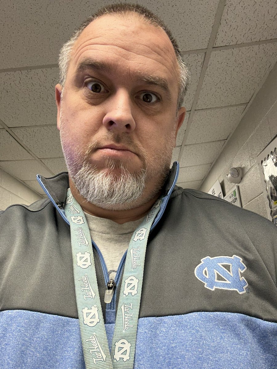 Had to rock the UNC gear today! #tarheels