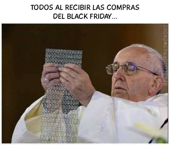 Todos al recibir las compras del #BlackFriday o el #CyberMonday...📦