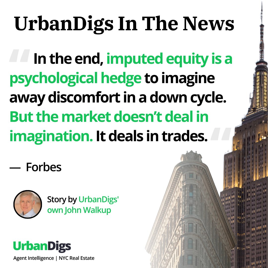🏠 Selling your home? It’s only worth what the market says — not what you hope. 

Here's an insightful read from UrbanDigs own, John Walkup in <a href="/Forbes/">Forbes</a>.
tryurbandigs.com/3MexyeM

#UrbanDigs #UrbanDgisInTheNews #AgentIntelligence #Forbes #NYCRealEstate #HomeBuyers #HousingMarket
