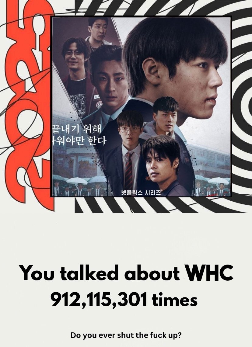 obsessuho's tweet image. my Spotify wrapped 🙂‍↕️