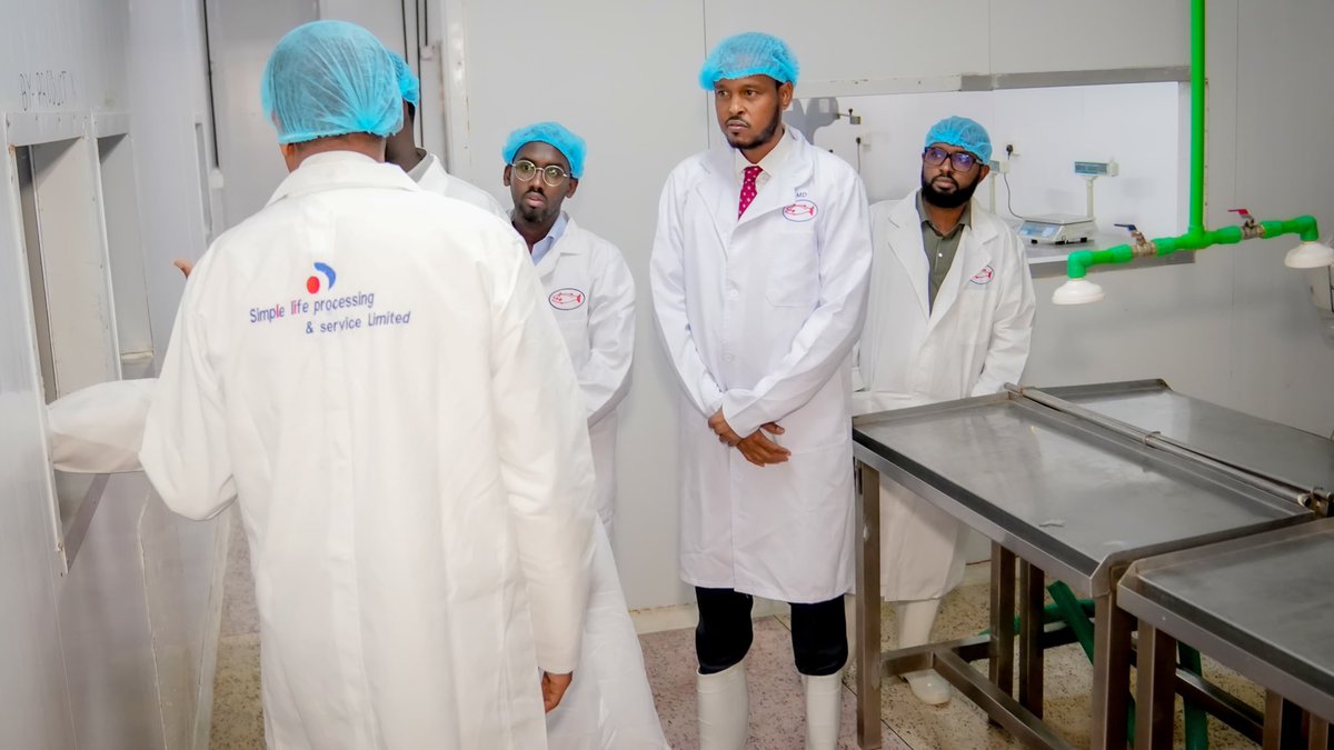 Ijabril's tweet photo. Somali entrepreneurs have stepped onto the global stage. I had the honor of visiting “Simple Life Processing and Services Ltd”, a powerhouse brand that is raising the bar for premium frozen & chilled #fish products around the world. With EU, HACCP, FDA, and BSP SPS 5.1 approvals

They’ve met and exceeded some of the toughest global export requirements. This means their fish products are now reaching #European and #American markets with world-class credibility and confidence. Congratulations to the entire Simple Life Processing and Services Ltd team. #Somalia