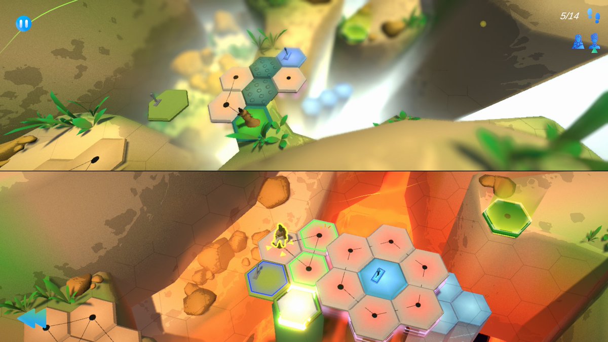 Split-screen is finally working smoothly — two perspectives moving in harmony.
Small wins build big worlds.
🔥 Wishlist Twin Flames on Steam → store.steampowered.com/app/3657400/TW…

#WishlistWednesday #indiedev #gamedev #solodev #puzzlegame