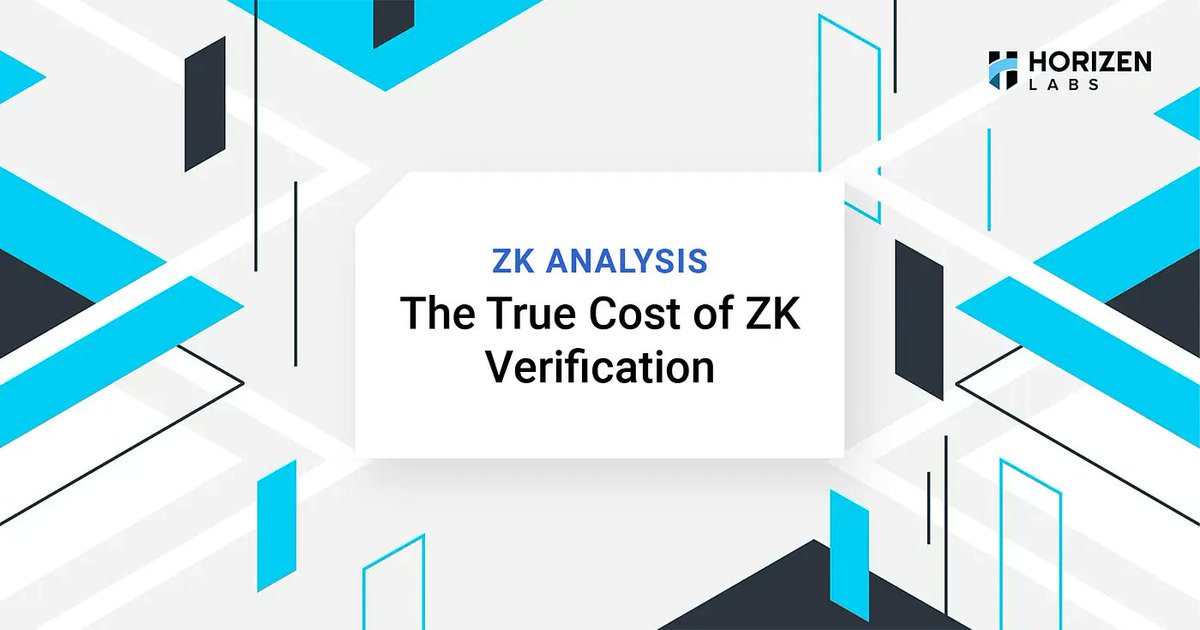 HorizenLabs's tweet image. If you care about scaling ZK systems, you need to know what proof verification really costs.

Most chains make it expensive. @ZKVProtocol does not.

We checked Groth16 verification costs across leading chains. zkVerify changes the picture completely.

If you care about…