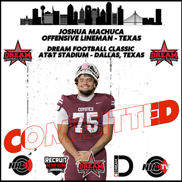 Dream Football Classic Offensive Lineman Joshua Machuca

FOR IMMEDIATE RELEASE

Uvalde, TX – Joshua Machuca is a physical and technically refined offensive lineman with excellent size and presence for his age. Standing 6’4” and 285 pounds, he uses his frame exceptionally well to