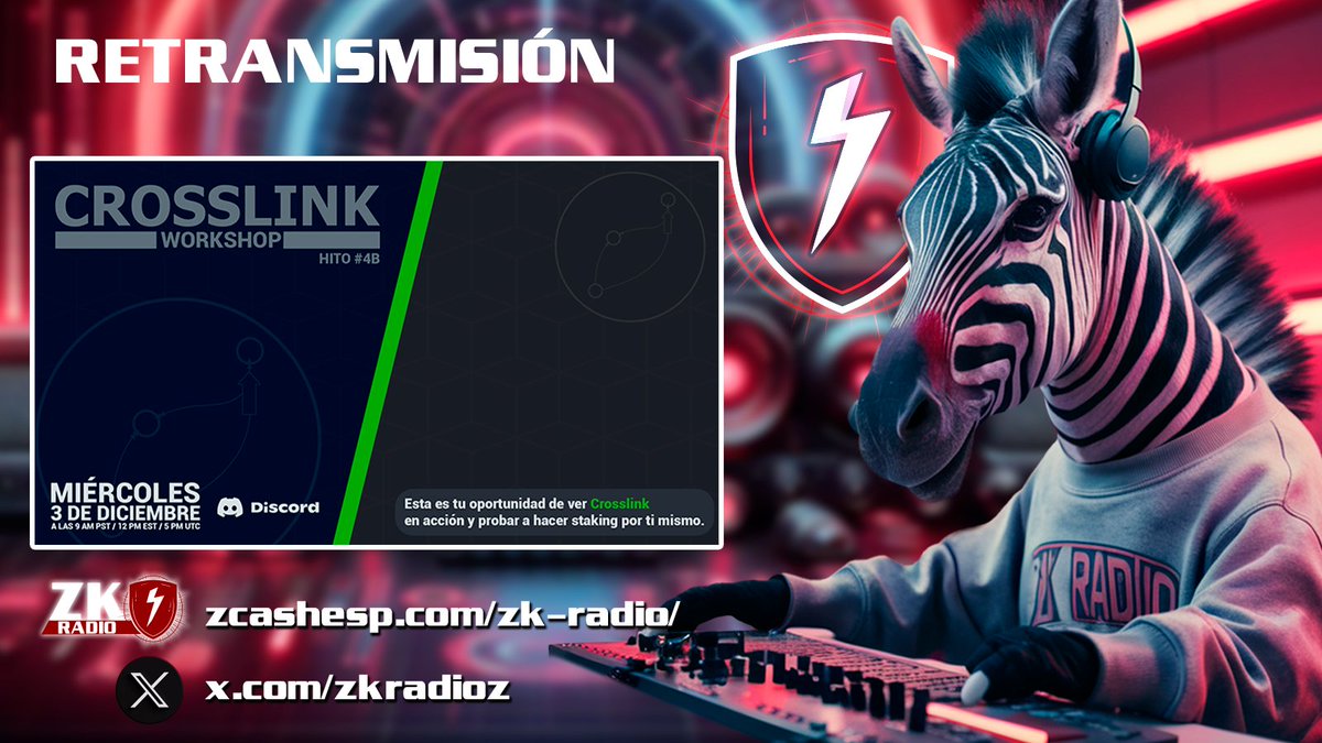 En colaboración con el equipo <a href="/ZingoLabs/">Zingo!</a>!, es la oportunidad de ver Crosslink en acción y probar a hacer staking por ti mismo.

Los participantes podrán descargar la billetera móvil #Zingo! o una billetera de escritorio de <a href="/ShieldedLabs/">Shielded Labs</a>  para:

Conectarse a la red de prueba