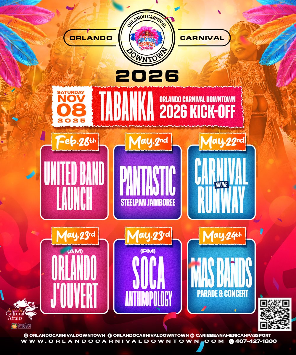 GGRMktg's tweet photo. Support Orlando Carnival Downtown 2026 - Giving Tuesday - https://t.co/W9frzkGbZ3 https://t.co/OZRh79DU8Q