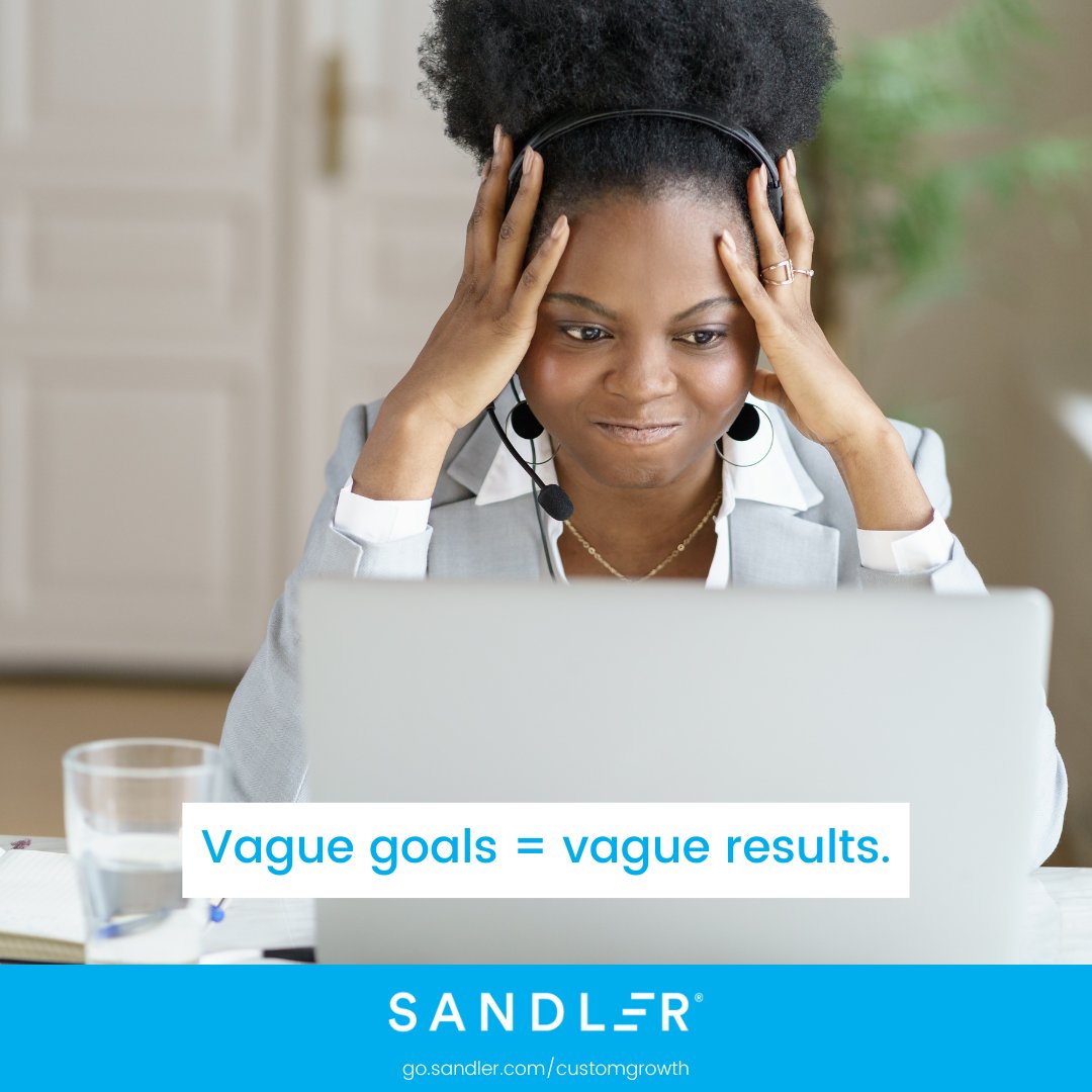 If your 2026 goals feel vague, your team will move in vague directions. Start with specifics, and strategy will follow.

#okc #professionaldevelopment #selling #sandlertraining #ClarityDrivesAction #GoalSettingTips