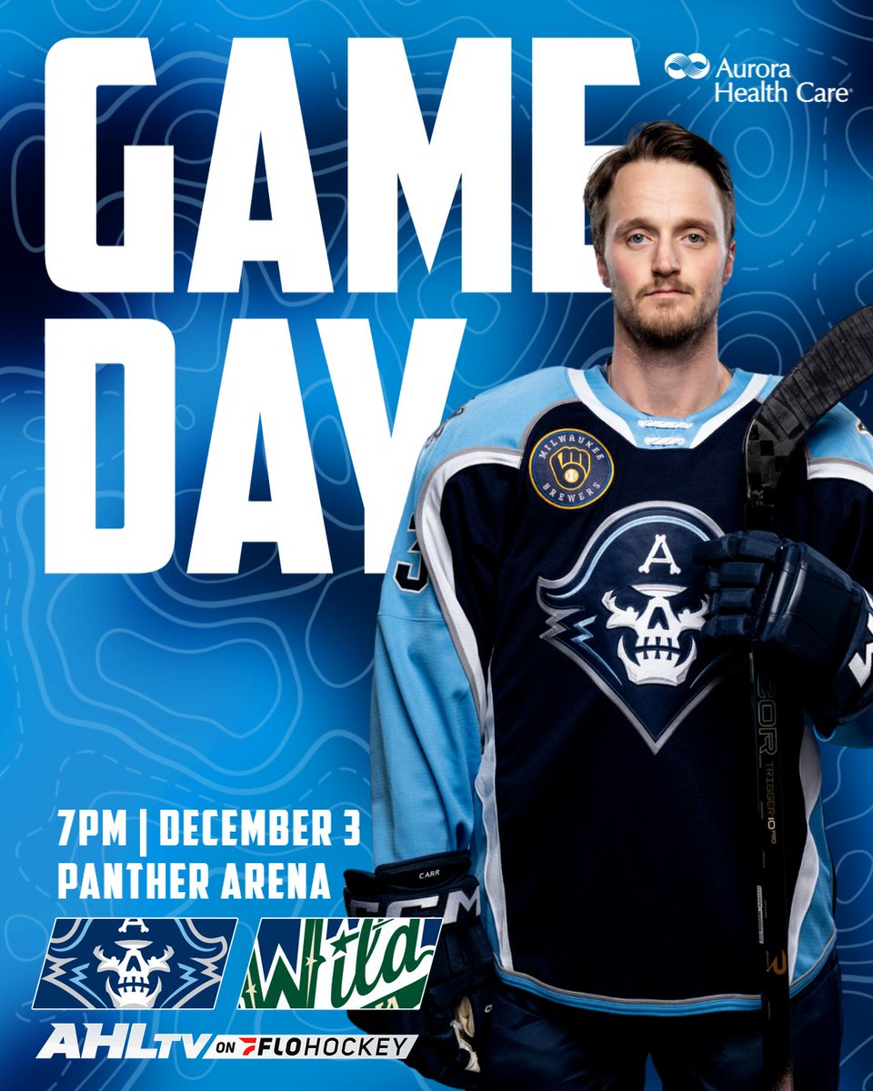 mkeadmirals's tweet photo. break out those ugly Christmas sweaters, it's our Admirals Holiday Party!

🆚: Iowa Wild
📍: @uwmpantherarena
🕒: 7PM CT
🎟️: https://t.co/qRn2f54Qam
💻: @FloHockey | https://t.co/AHR56o6t7s 
📻: @FSR920 | https://t.co/OLEkEiRn83 

#MILhockey | @Aurora_Health https://t.co/oJ4AuHhiom