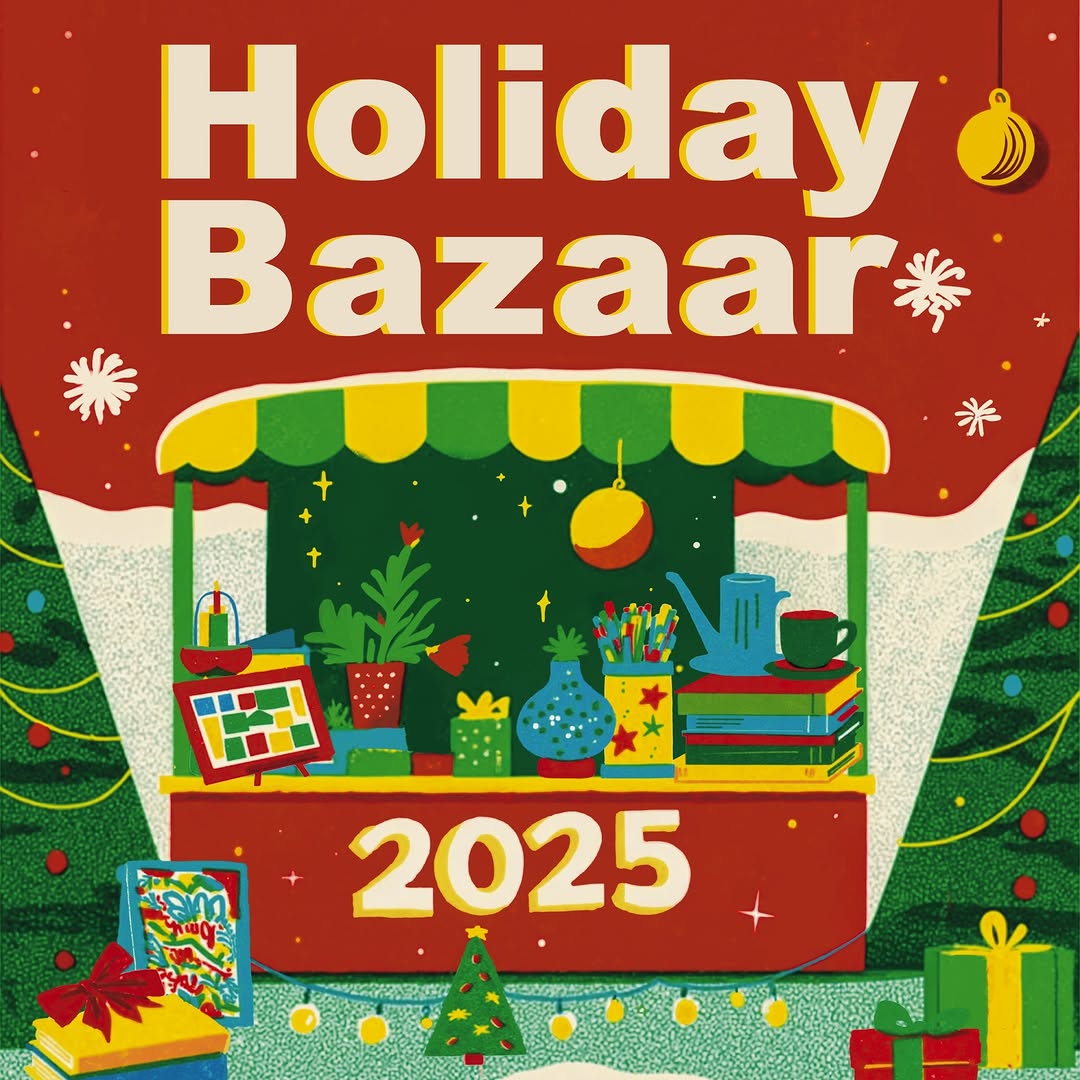 SVA_News's tweet image. Stop by this year’s VASA Holiday Bazaar between 5-8 pm on Thursday, December 4, and Friday, December 5, at 216 East 23rd Street to peruse prints, crochet, jewelry, apparel, and more. Non-SVA guests must RSVP here: link.sva.edu/49RqTkr.

#sva #svanyc #artfair #holidaybazaar